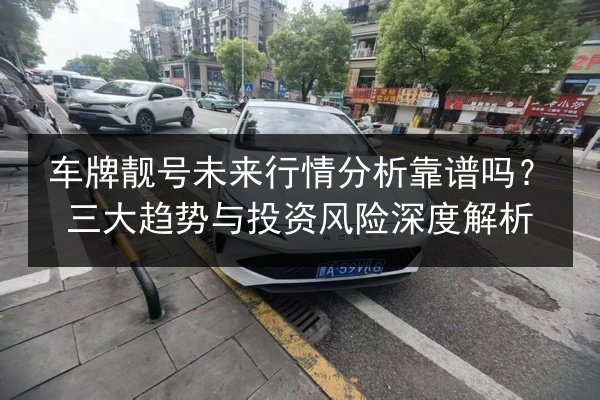 车牌靓号未来行情分析靠谱吗？三大趋势与投资风险深度解析
