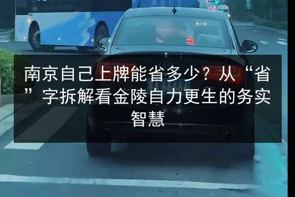 南京自己上牌能省多少?从“省”字拆解看金陵自力更生的务实智慧 第1张 南京自己上牌能省多少?从“省”字拆解看金陵自力更生的务实智慧 第1张