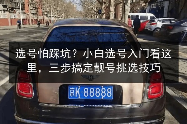 选号怕踩坑？小白选号入门看这里，三步搞定靓号挑选技巧 第2张