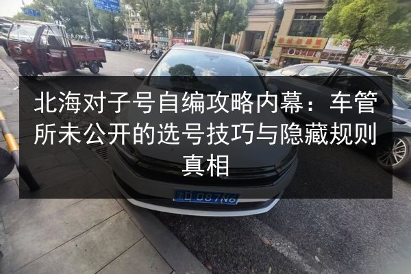 北海对子号自编攻略内幕:车管所未公开的选号技巧与隐藏规则真相 第2张 北海对子号自编攻略内幕:车管所未公开的选号技巧与隐藏规则真相 第2张