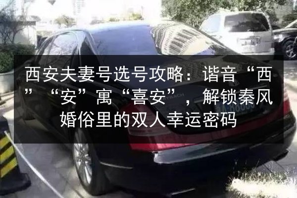 西安夫妻号选号攻略:谐音“西”“安”寓“喜安”,解锁秦风婚俗里的双人幸运密码 第2张 西安夫妻号选号攻略:谐音“西”“安”寓“喜安”,解锁秦风婚俗里的双人幸运密码 第2张