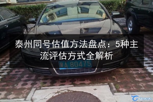 泰州同号估值方法盘点：5种主流评估方式全解析 第3张