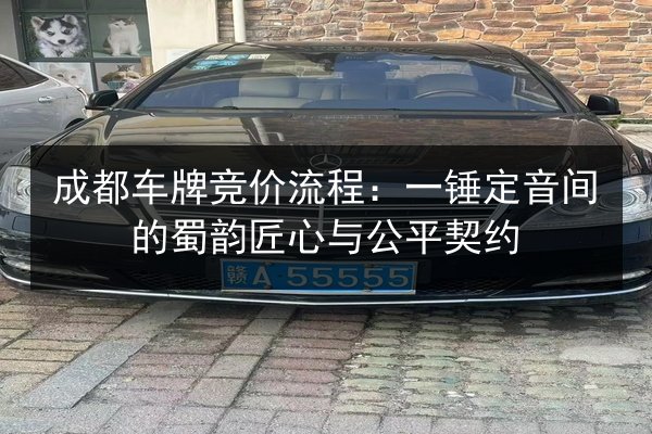成都车牌竞价流程:一锤定音间的蜀韵匠心与公平契约 第2张 成都车牌竞价流程:一锤定音间的蜀韵匠心与公平契约 第2张