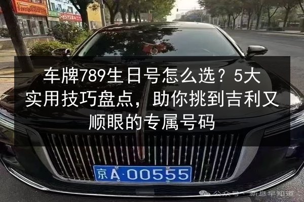 车牌789生日号怎么选?5大实用技巧盘点,助你挑到吉利又顺眼的专属号码 第2张 车牌789生日号怎么选?5大实用技巧盘点,助你挑到吉利又顺眼的专属号码 第2张