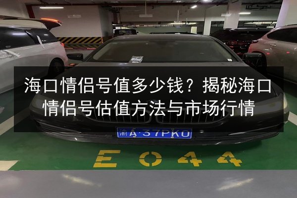 海口情侣号值多少钱？揭秘海口情侣号估值方法与市场行情 第2张