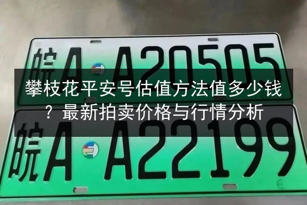 攀枝花平安号估值方法值多少钱？最新拍卖价格与行情分析 第2张