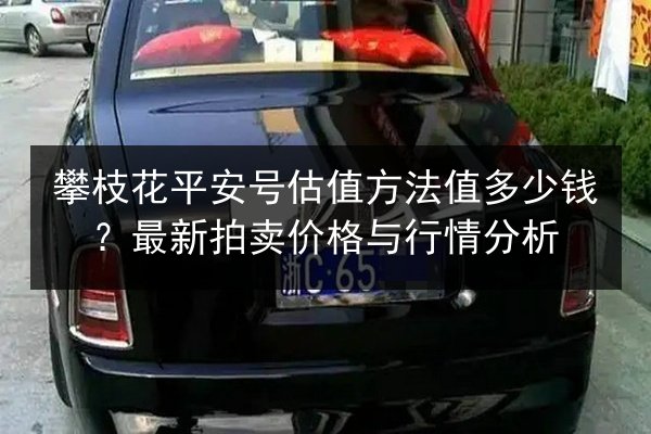 攀枝花平安号估值方法值多少钱？最新拍卖价格与行情分析 第3张