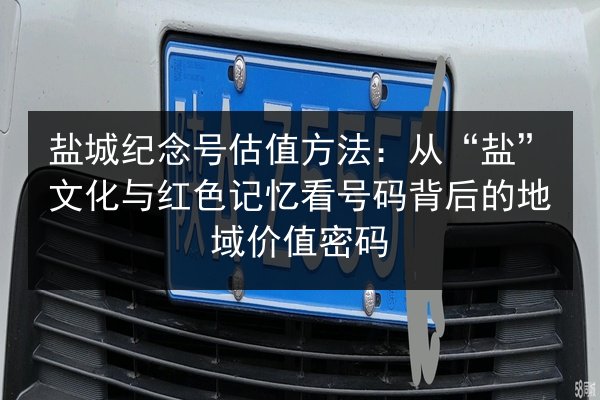 盐城纪念号估值方法：从“盐”文化与红色记忆看号码背后的地域价值密码 第3张