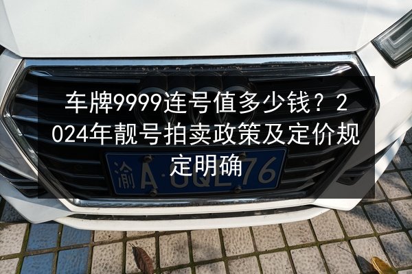 车牌9999连号值多少钱?2024年靓号拍卖政策及定价规定明确 第3张 车牌9999连号值多少钱?2024年靓号拍卖政策及定价规定明确 第3张