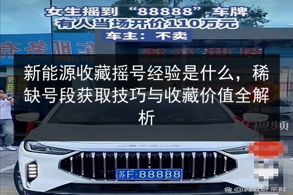 新能源收藏摇号经验是什么,稀缺号段获取技巧与收藏价值全解析 第2张 新能源收藏摇号经验是什么,稀缺号段获取技巧与收藏价值全解析 第2张