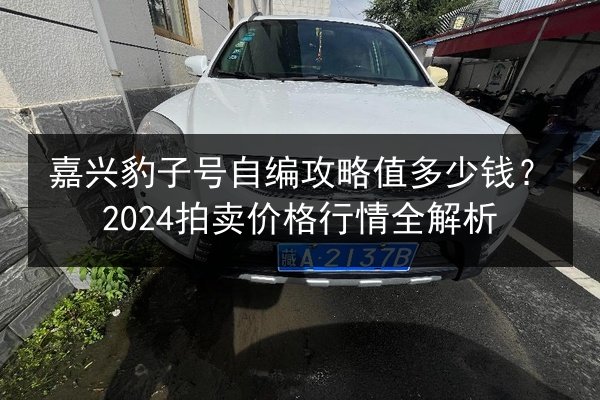 嘉兴豹子号自编攻略值多少钱？2024拍卖价格行情全解析 第2张
