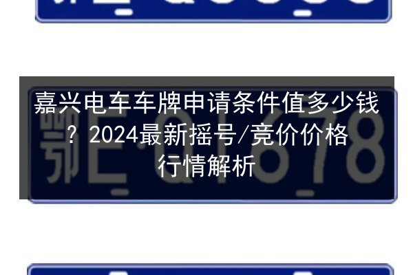 嘉兴电车车牌申请条件值多少钱？2024最新摇号_竞价价格行情解析 第2张