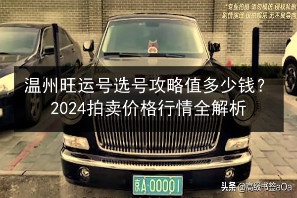 温州旺运号选号攻略值多少钱?2024拍卖价格行情全解析 第2张 温州旺运号选号攻略值多少钱?2024拍卖价格行情全解析 第2张