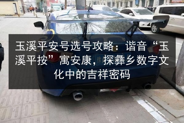 玉溪平安号选号攻略:谐音“玉溪平按”寓安康,探彝乡数字文化中的吉祥密码 第3张 玉溪平安号选号攻略:谐音“玉溪平按”寓安康,探彝乡数字文化中的吉祥密码 第3张