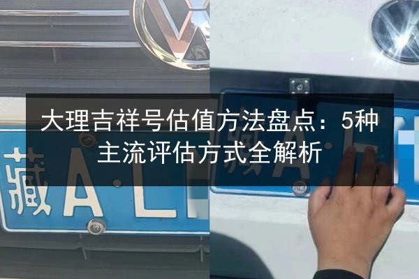 大理吉祥号估值方法盘点：5种主流评估方式全解析 第2张