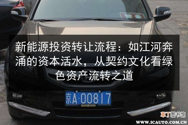 新能源投资转让流程:如江河奔涌的资本活水,从契约文化看绿色资产流转之道 第2张 新能源投资转让流程:如江河奔涌的资本活水,从契约文化看绿色资产流转之道 第2张