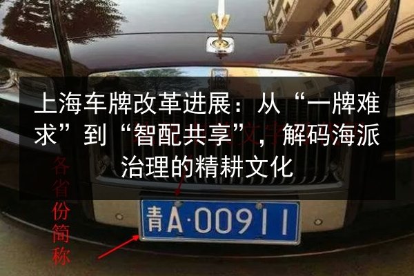 上海车牌改革进展：从“一牌难求”到“智配共享”，解码海派治理的精耕文化 第2张