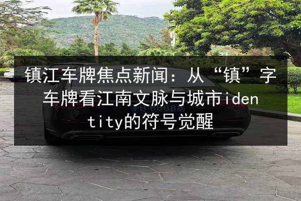 镇江车牌焦点新闻:从“镇”字车牌看江南文脉与城市identity的符号觉醒 第2张 镇江车牌焦点新闻:从“镇”字车牌看江南文脉与城市identity的符号觉醒 第2张