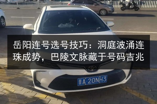 岳阳连号选号技巧：洞庭波涌连珠成势，巴陵文脉藏于号码吉兆 第3张