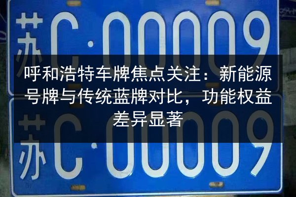 呼和浩特车牌焦点关注：新能源号牌与传统蓝牌对比，功能权益差异显著 第3张