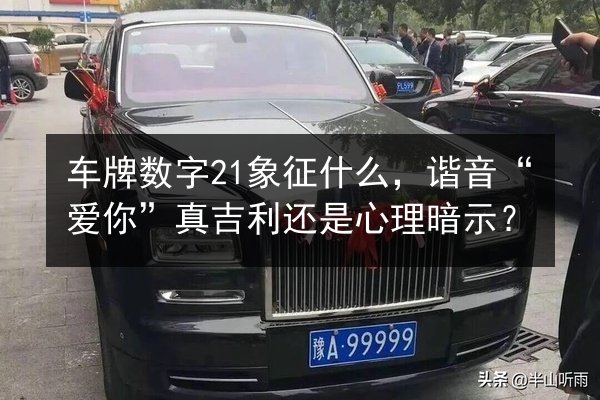 车牌数字21象征什么,谐音“爱你”真吉利还是心理暗示? 第2张 车牌数字21象征什么,谐音“爱你”真吉利还是心理暗示? 第2张