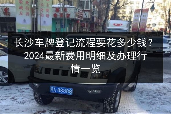 长沙车牌登记流程要花多少钱？2024最新费用明细及办理行情一览