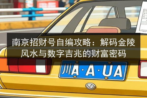 南京招财号自编攻略：解码金陵风水与数字吉兆的财富密码 第3张