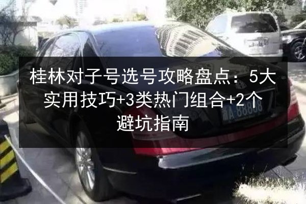 桂林对子号选号攻略盘点：5大实用技巧+3类热门组合+2个避坑指南