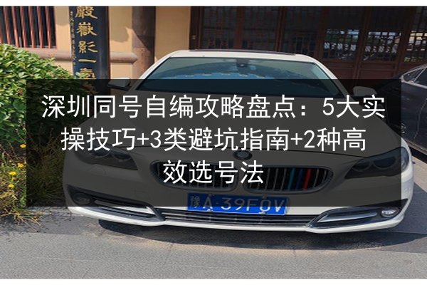 深圳同号自编攻略盘点:5大实操技巧+3类避坑指南+2种高效选号法 第3张 深圳同号自编攻略盘点:5大实操技巧+3类避坑指南+2种高效选号法 第3张