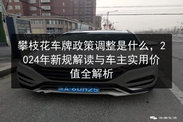攀枝花车牌政策调整是什么,2024年新规解读与车主实用价值全解析 第3张 攀枝花车牌政策调整是什么,2024年新规解读与车主实用价值全解析 第3张