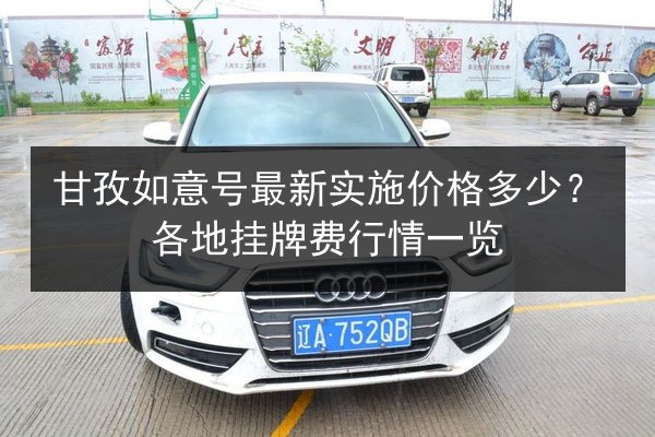 甘孜如意号最新实施价格多少?各地挂牌费行情一览 第3张 甘孜如意号最新实施价格多少?各地挂牌费行情一览 第3张