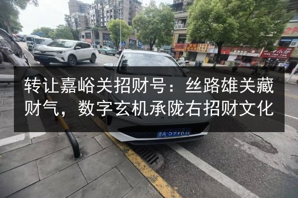 转让嘉峪关招财号：丝路雄关藏财气，数字玄机承陇右招财文化