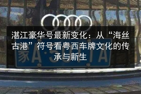 湛江豪华号最新变化:从“海丝古港”符号看粤西车牌文化的传承与新生 第2张 湛江豪华号最新变化:从“海丝古港”符号看粤西车牌文化的传承与新生 第2张