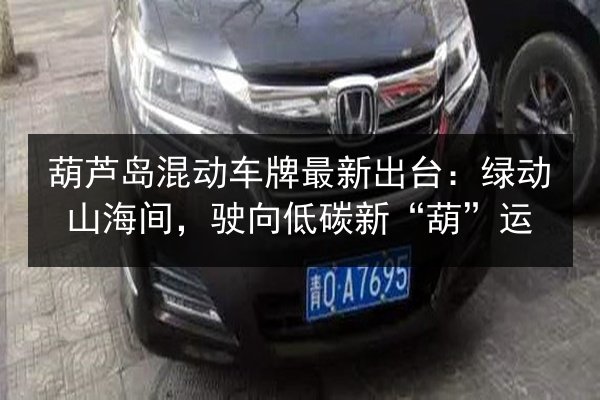 葫芦岛混动车牌最新出台:绿动山海间,驶向低碳新“葫”运 第2张 葫芦岛混动车牌最新出台:绿动山海间,驶向低碳新“葫”运 第2张