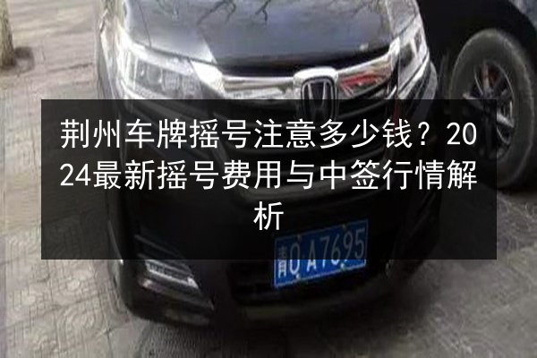 荆州车牌摇号注意多少钱？2024最新摇号费用与中签行情解析 第3张