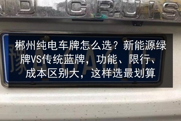 郴州纯电车牌怎么选?新能源绿牌VS传统蓝牌,功能、限行、成本区别大,这样选最划算 第2张 郴州纯电车牌怎么选?新能源绿牌VS传统蓝牌,功能、限行、成本区别大,这样选最划算 第2张