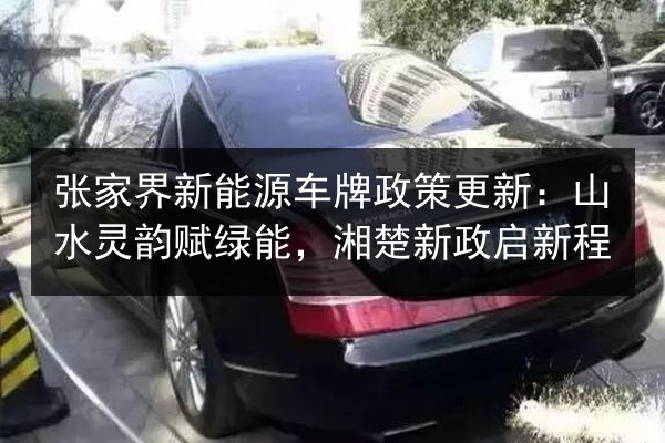 张家界新能源车牌政策更新:山水灵韵赋绿能,湘楚新政启新程 第2张 张家界新能源车牌政策更新:山水灵韵赋绿能,湘楚新政启新程 第2张
