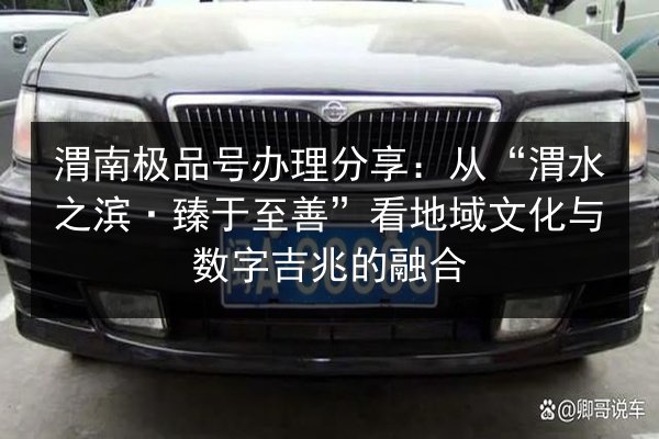 渭南极品号办理分享：从“渭水之滨·臻于至善”看地域文化与数字吉兆的融合