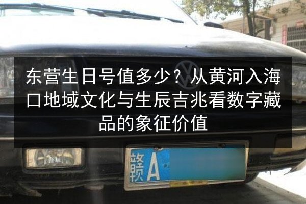 东营生日号值多少？从黄河入海口地域文化与生辰吉兆看数字藏品的象征价值