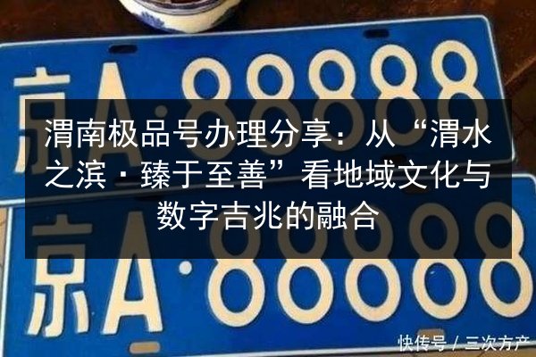 渭南极品号办理分享：从“渭水之滨·臻于至善”看地域文化与数字吉兆的融合 第3张