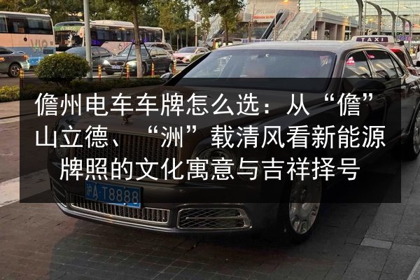 儋州电车车牌怎么选：从“儋”山立德、“洲”载清风看新能源牌照的文化寓意与吉祥择号 第2张