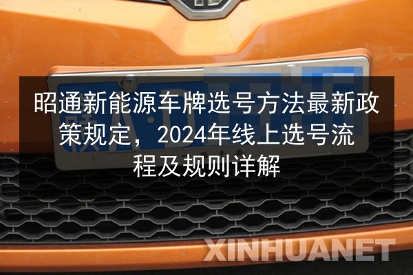 昭通新能源车牌选号方法最新政策规定，2024年线上选号流程及规则详解