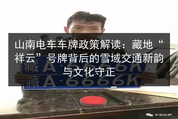 山南电车车牌政策解读:藏地“祥云”号牌背后的雪域交通新韵与文化守正 第2张 山南电车车牌政策解读:藏地“祥云”号牌背后的雪域交通新韵与文化守正 第2张