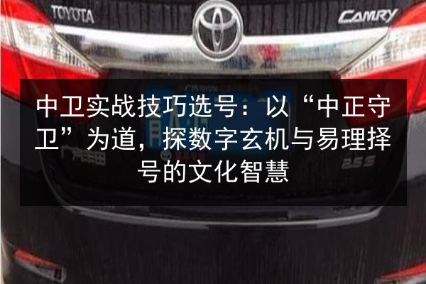 中卫实战技巧选号：以“中正守卫”为道，探数字玄机与易理择号的文化智慧 第3张