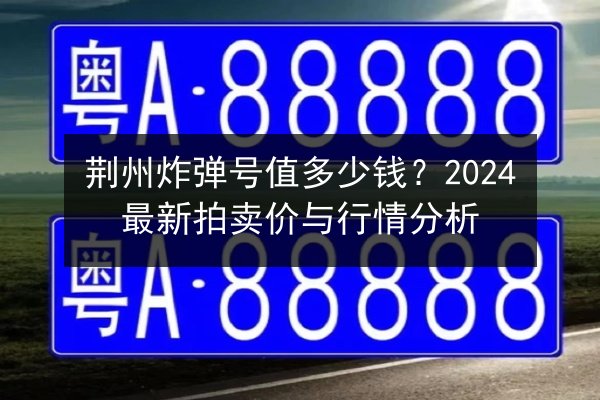 荆州炸弹号值多少钱？2024最新拍卖价与行情分析 第2张