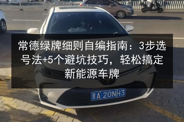 常德绿牌细则自编指南:3步选号法+5个避坑技巧,轻松搞定新能源车牌 第2张 常德绿牌细则自编指南:3步选号法+5个避坑技巧,轻松搞定新能源车牌 第2张
