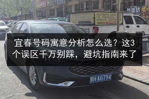 宜春号码寓意分析怎么选?这3个误区千万别踩,避坑指南来了 第2张 宜春号码寓意分析怎么选?这3个误区千万别踩,避坑指南来了 第2张
