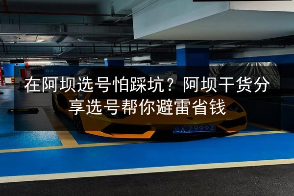 在阿坝选号怕踩坑？阿坝干货分享选号帮你避雷省钱 第2张