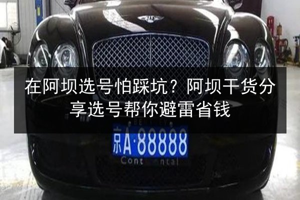 在阿坝选号怕踩坑？阿坝干货分享选号帮你避雷省钱 第3张