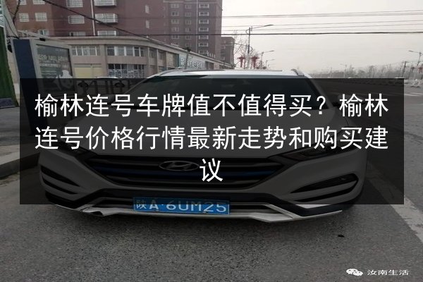 榆林连号车牌值不值得买?榆林连号价格行情最新走势和购买建议 第2张 榆林连号车牌值不值得买?榆林连号价格行情最新走势和购买建议 第2张